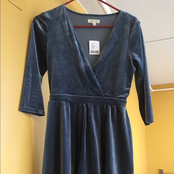 Silver/Blue VELVET Romper Brand New! - Picture 2 of 3